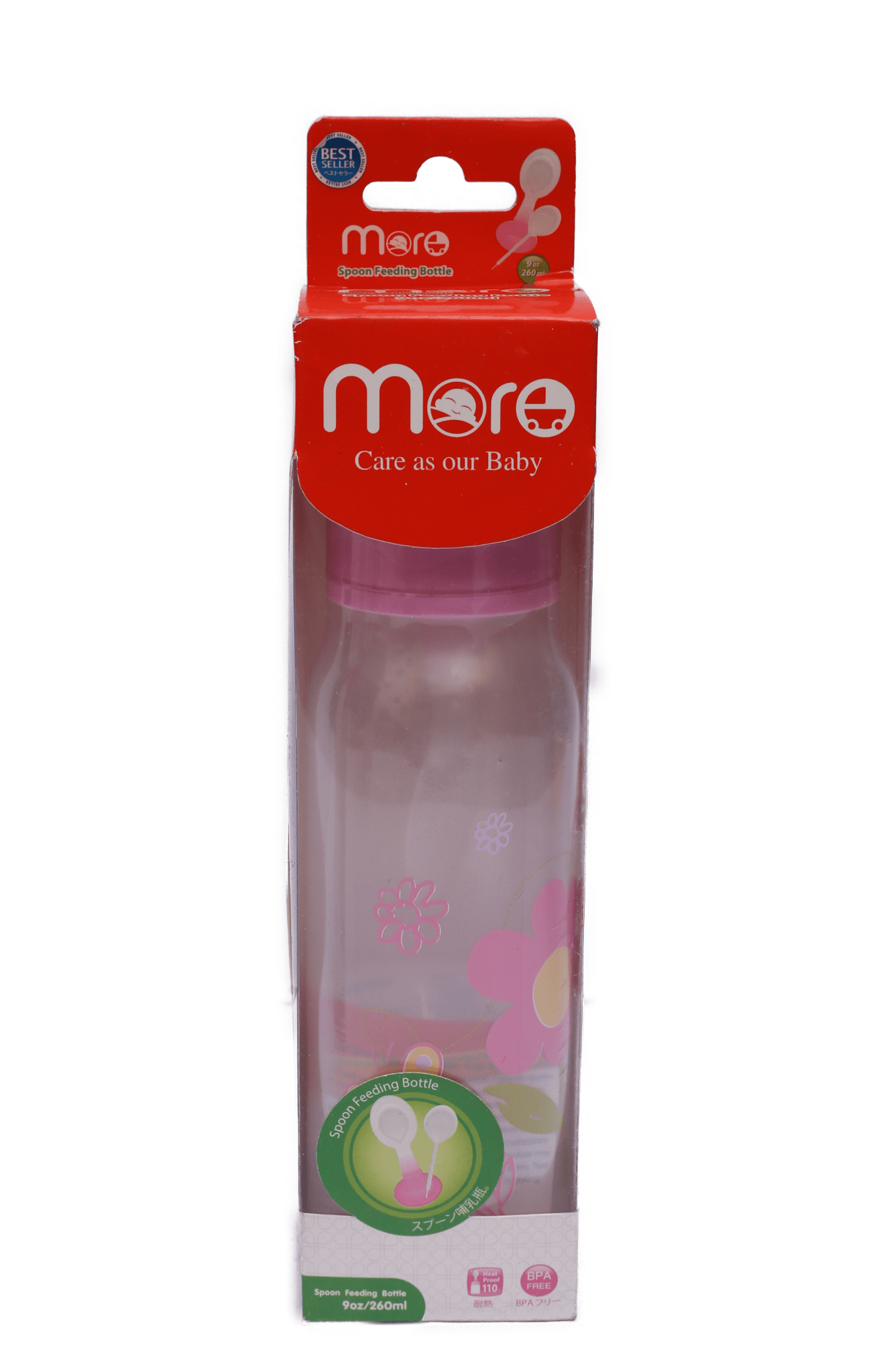 More Baby Spoon Feeder  9Oz / 260mL ( Pink )