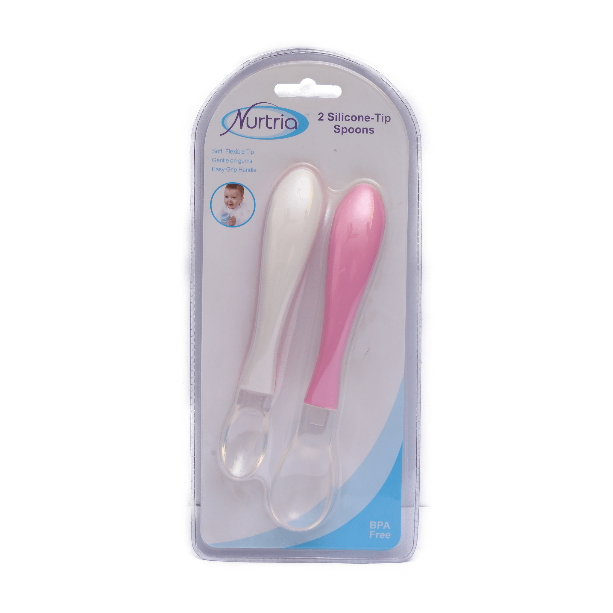 Nurtria Silicone Spoon Set ( Pack of 2 )