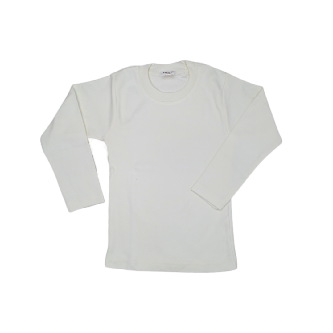 Hinz Youth Essential R\Neck Full Sleeves (Off-White)