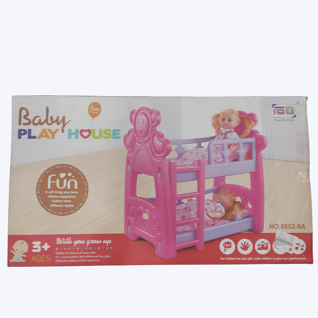 Baby Doll Double Bed Toy